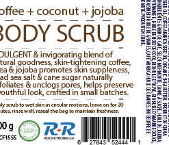 Coffee Scrub Label