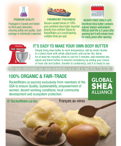 Shea Butter Brochure EN