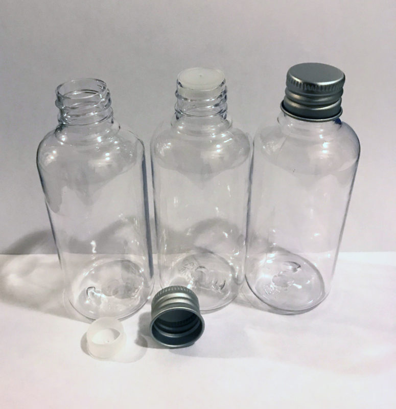 100 ml plastic bottle